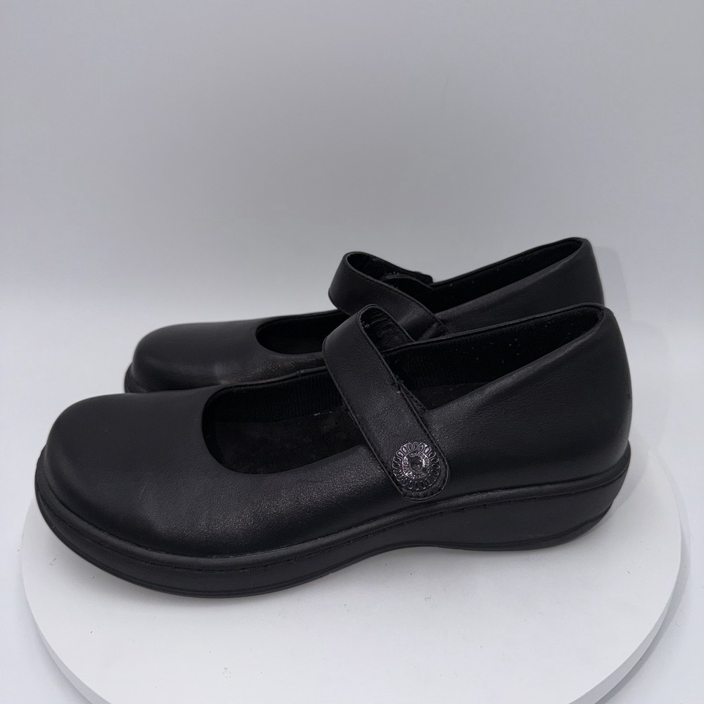 Spring Step Slip Resistant Maryjanes Size 9 Wide Black Comfort Work Safety Shoes